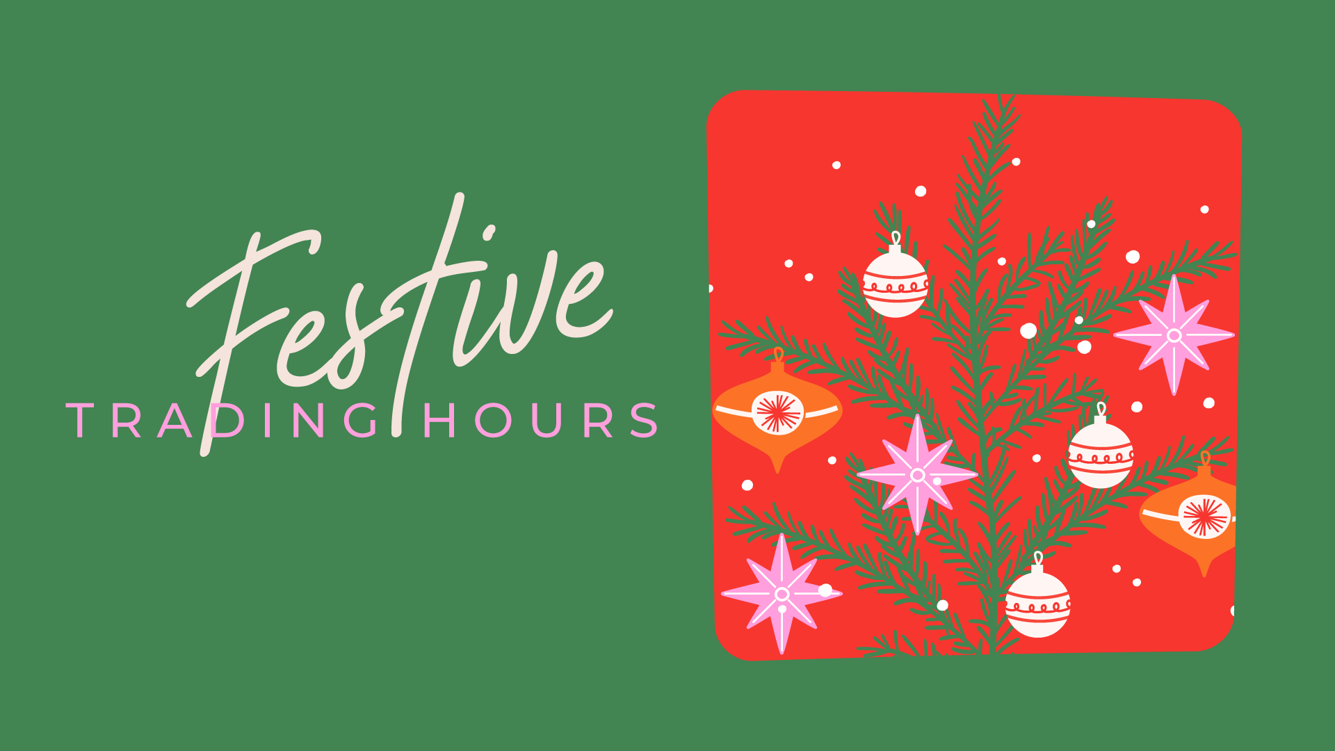 Extended Shopping Hours