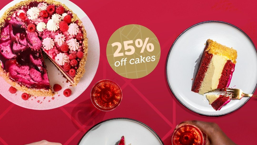 Château Gâteaux | 25% Off Cakes