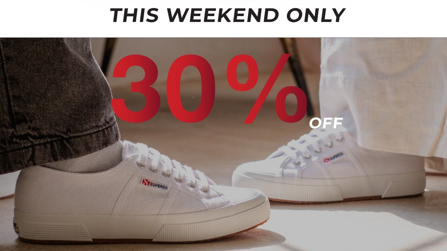 Superga | 30% Off Weekend Only