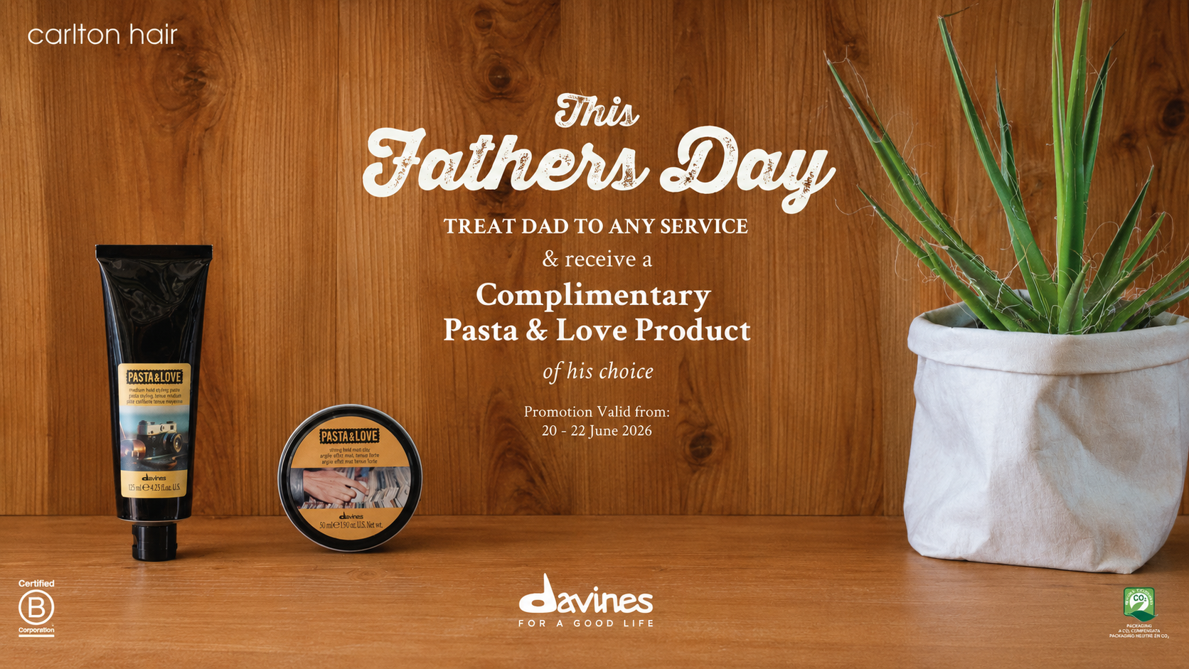 Carlton Hair | Father's Day Promotion